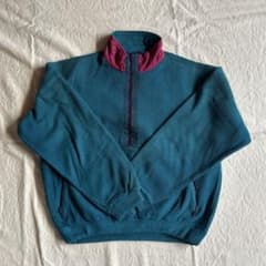 mont-bell フリース プルオーバー ダークグリーン　90sのサムネイル