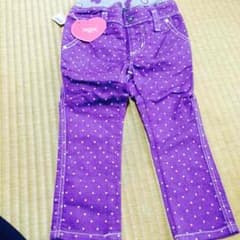 お値下げ☆新品タグ付きSOMETHINGパンツ95のサムネイル