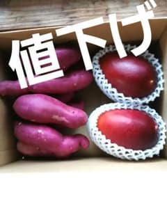 宮崎マンゴー2玉700g プラスほりたてお芋1kgプレゼント | Mercari