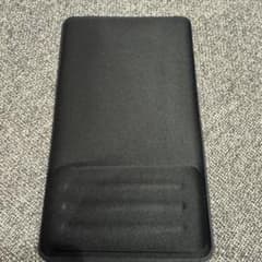 低反発マウスパッド リストレスト付き ブラック 新品未使用のサムネイル
