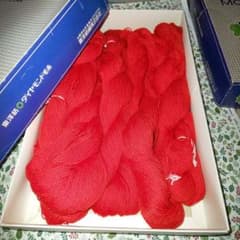 ダイヤモンド毛糸  ダイヤクラフトモヘア赤25g×5玉のサムネイル