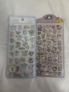 クリスタルシール コアラ＆パンダ 2種セットのサムネイル