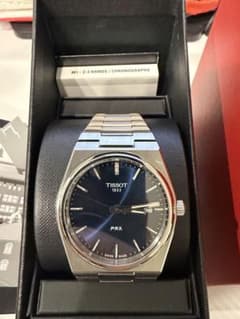 ティソ 腕時計 TISSOT ピーアールエックス PRX クォーツ時計　ブルーのサムネイル