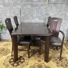 カリモク家具 karimoku꧂ダイニングテーブル&チェア4脚セット アーム 
