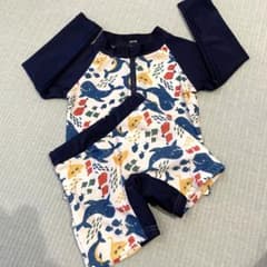西松屋　水着セット　ラッシュガードのサムネイル