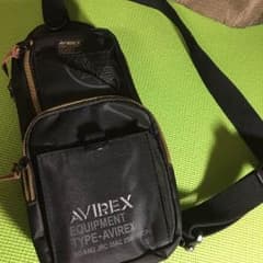 ショルダーバック アヴィレックス 黒のサムネイル