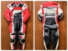 ☆南海部品 NANKAI PRO RACING MFJ公認 ナンカイ 革ツナギ - メルカリ