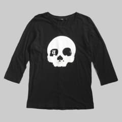 UNDERCOVER UNIQRO コラボ スカル ロンTシャツ 七分袖 黒 Mのサムネイル