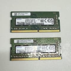 中古】SAMSUNG ノートPC用メモリ 8GB×2枚 計16GB - メルカリ