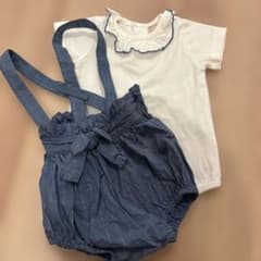 プティマイン　70センチ　ロンパース&パンツセットのサムネイル