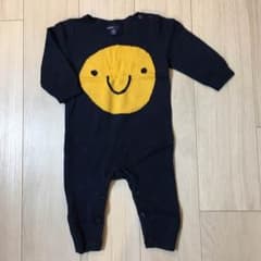 【いっちーさん専用】ニットロンパース★70㎝のサムネイル