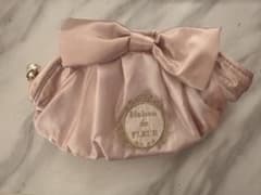 Maison de FLEUR リボン付きポーチ ピンクのサムネイル