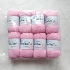 mirei's ピンク毛糸 8個セットのサムネイル