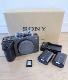 sony FX30本体 バッテリー2個　メディア、ウィンドマフ付 SONY FX30本体 バッテリー2個 メディア、ウィンドマフ付 - メルカリ