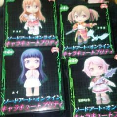 新品、未開封☆ソードアートオンラインキャラキュートプリティ全4種類のサムネイル