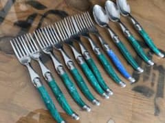 ラギオール Laguiole フォーク スプーン 11 本セットのサムネイル