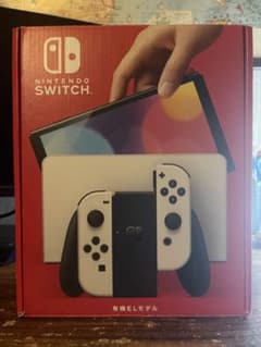 【美品】Nintendo Switch 有機ELモデル ホワイト 本体のサムネイル