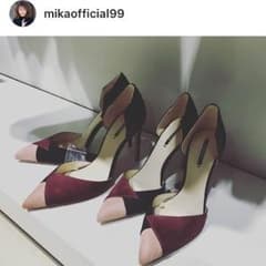 モデル 美香 さん購入 ZARA ザラ 秋色パンプスのサムネイル