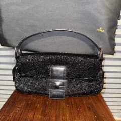 FENDI マンマバケット ビーズバッグ ブラック