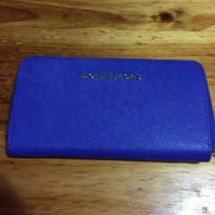 Michaelkors マイケルコース 長財布 青のサムネイル