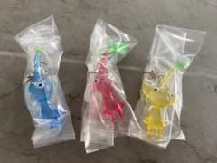 カプセルトイ めじるしアクセサリー 赤ピクミン青ピクミン黄ピクミンセットのサムネイル