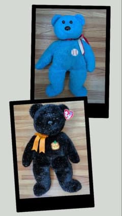 ◆Ty Beanie Babies ビーニーベイビーズ ぬいぐるみ ベア 2体のサムネイル
