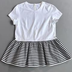 ボーダーズアットバルコニー PEPLUM TEE ボーダー 36 vz5 ボーダーズアットバルコニー PEPLUM TEE ボーダー 36 vz5 - メルカリ