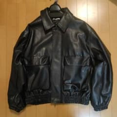 WYM 黒レザージャケットのサムネイル