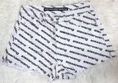 alexanderwang ロゴ デニム ショートパンツ 25 alexanderwang ロゴ デニム ショートパンツ 25インチ - メルカリ