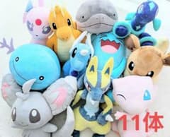 メルカリ市期間限定　イーブイフレンザー全種類ポケモン　BIGぬいぐるみ ポケモン プライズ BIGぬいぐるみ まとめ売り 11体 - メルカリ