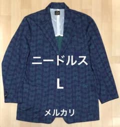 希少☆ニードルス needles 22ss パピヨン柄 テーラードジャケット L 