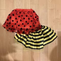 【ハロウィン】テントウムシ・ミツバチ風スカートのサムネイル