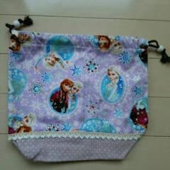 ☆ココ☆様専用【在庫セール】ハンドメイド アナ雪 お弁当袋のサムネイル
