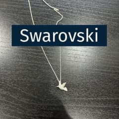 スワロフスキー　鳥型 ペンダント ネックレスのサムネイル