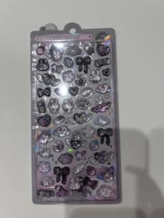 正規品　クーリア　ボンボンドロップシール　黒　リボンのサムネイル