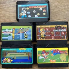 namcotファミコンカセット5本セット［ワープマン他］ - メルカリ