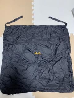 抱っこ紐　ベビーカー　防寒ケープ　黒のサムネイル