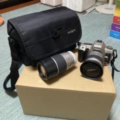 動作確認済み　MINOLTA α Sweet一眼レフカメラ　レンズ、ケース付きのサムネイル