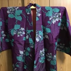美品☆化繊☆小紋のサムネイル