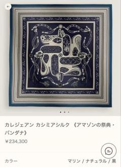 新品未使用 エルメス カレジェアン カシシル ≪アマゾンの祭典