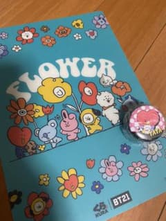 bt21 くら寿司　下敷き　tata缶バッチのサムネイル