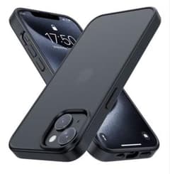 미품 TORRAS iPhone 13 / 14 반투명 블랙 블랙 지문 방지