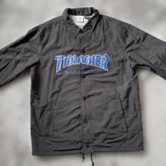 Champion THRASHER コーチジャケット ブラックのサムネイル