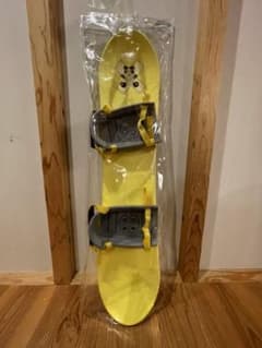パンダスノーボード　イエロー　ジュニア　キッズ