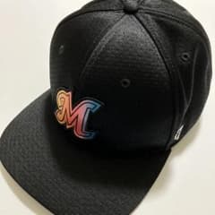 千葉ロッテマリーンズ ブラックサマー NPBマーク付き ベースボール 