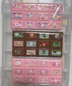 サンリオ ちょこぶろっくしーる 3点セットのサムネイル