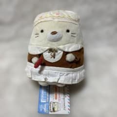 스미코구라시 모아 봉제인형 고양이 (민족 의상)