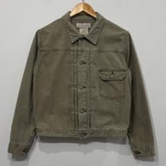美品 レミレリーフ 1st 再構築 シャツ ジャケット 2 M カーキ オリーブ 