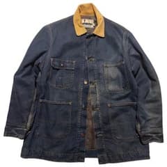 80s ROEBUCKS ブランケットデニム カバーオール USA製 ビンテージ