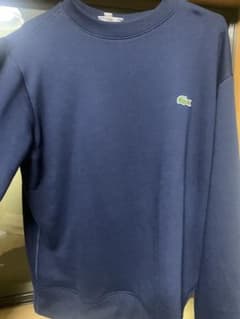 LACOSTE ネイビー クルーネック トレーナー US M FR 4 XLのサムネイル